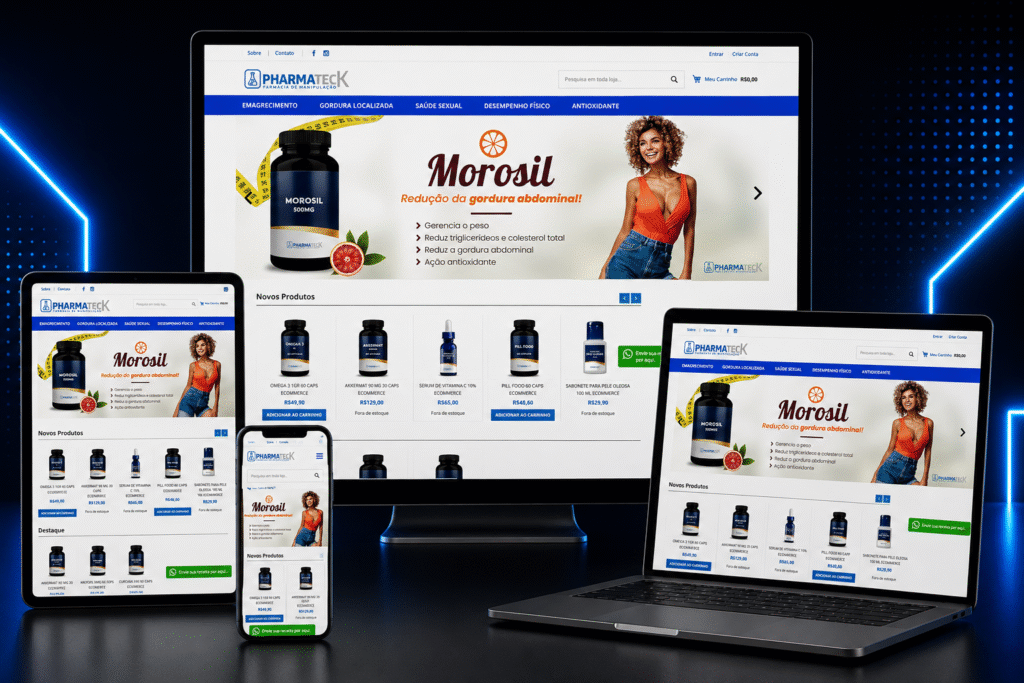 Pharmateck projetos criacao de sites santo andre