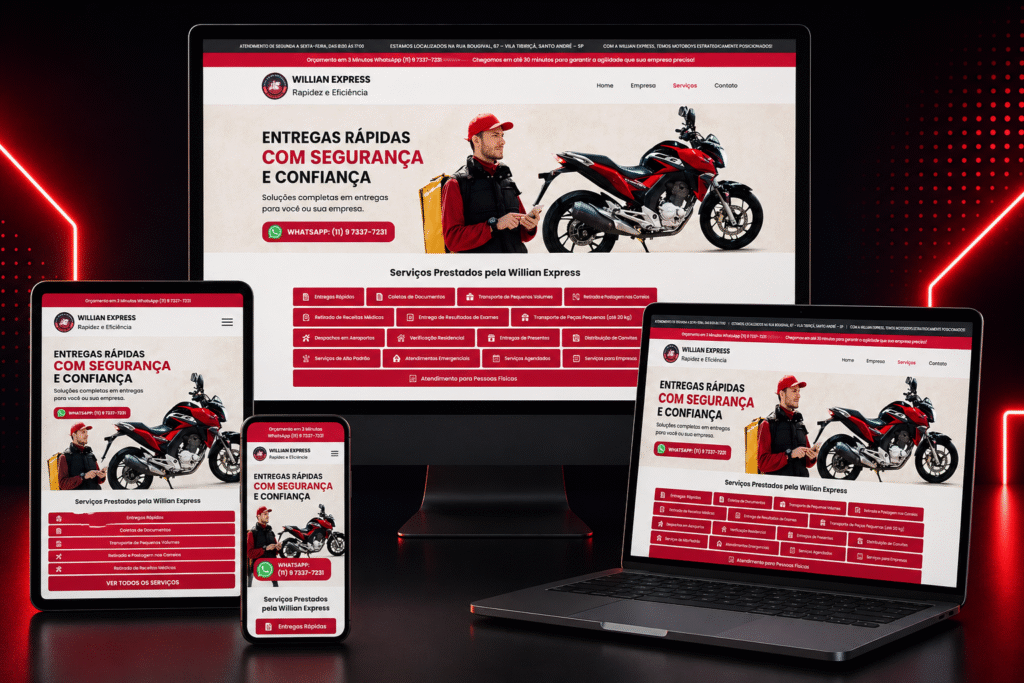 portfolio willian express motoboy